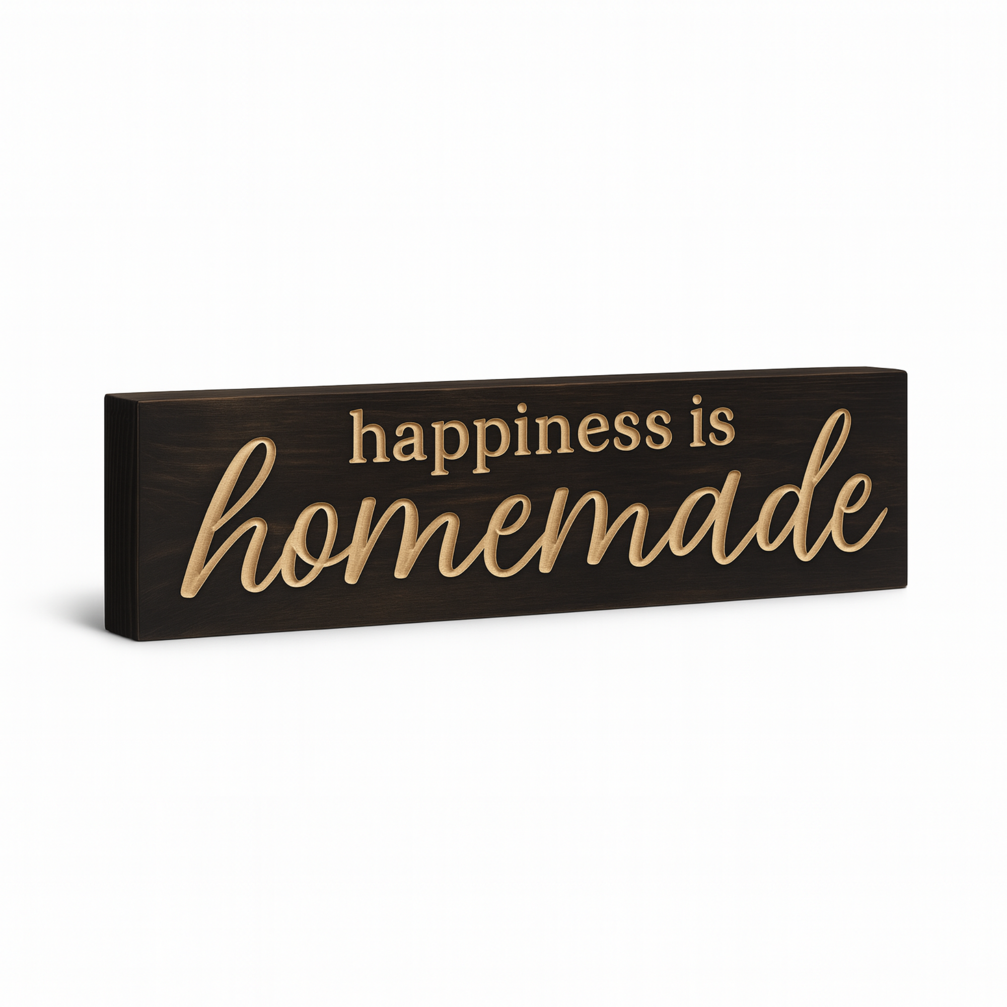 happiness-is-homemade-dining-room-wall-sign-family - happiness is homemade wood sign by Bluegrass Gifts, handmade in Kentucky