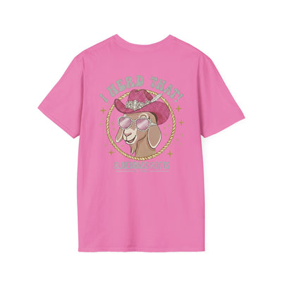 I Herd That! Glam Goat Western Boho Graphic Tee - unisex graphic tee additional view by Bluegrass Gifts