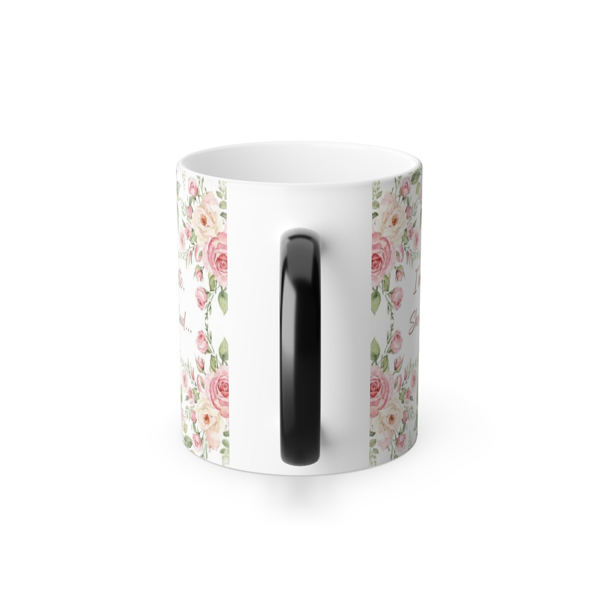 I’m Mom’s Favorite Magic Mug - 11oz coffee mug held in hand showing size by Bluegrass Gifts
