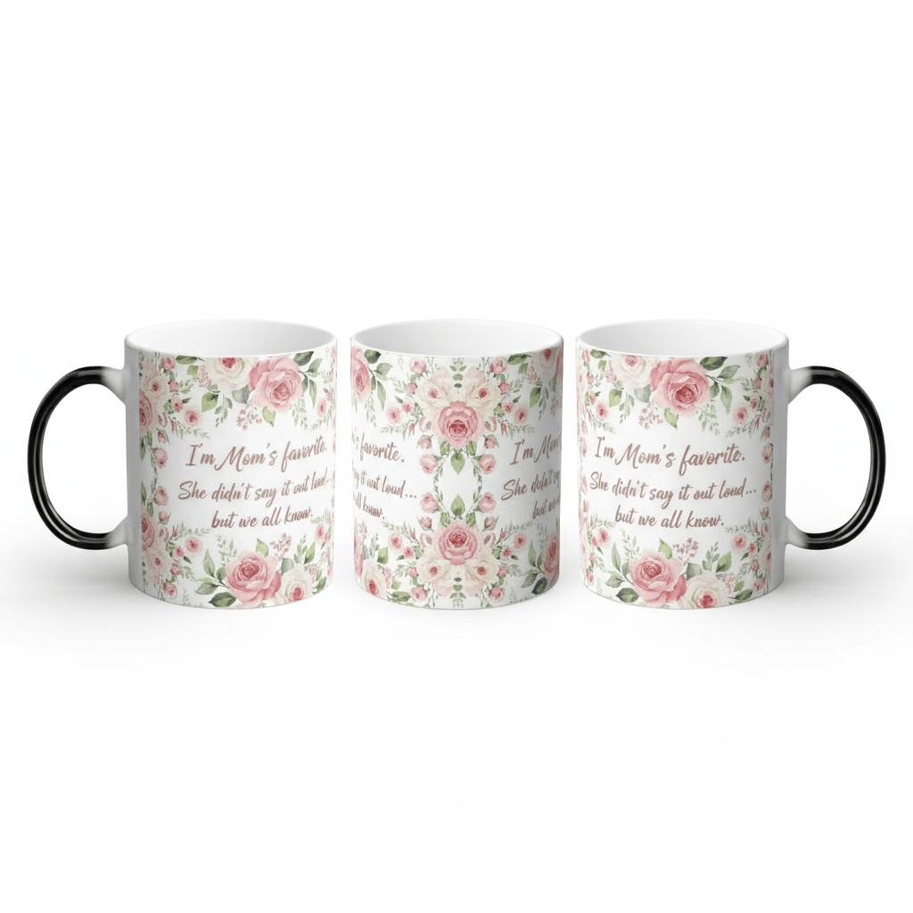 I’m Mom’s Favorite Magic Mug - heat activated color change video by Bluegrass Gifts