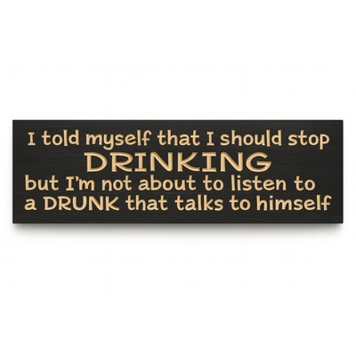 bartender-gift-funny-drinking-wood-sign - i should stop drinking funny wood sign by Bluegrass Gifts, handmade in Kentucky