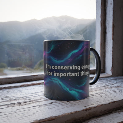 Im Not Lazy Magic Mug: Witty Color Changing Coffee Gift - color changing mug gift presentation by Bluegrass Gifts