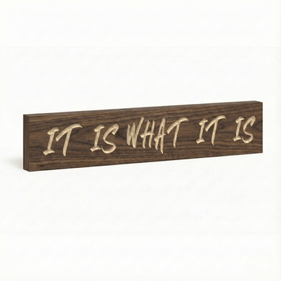 bluegrass-gifts-wooden-sign-us-vs-them - it is what it is wooden sign wood sign by Bluegrass Gifts, handmade in Kentucky