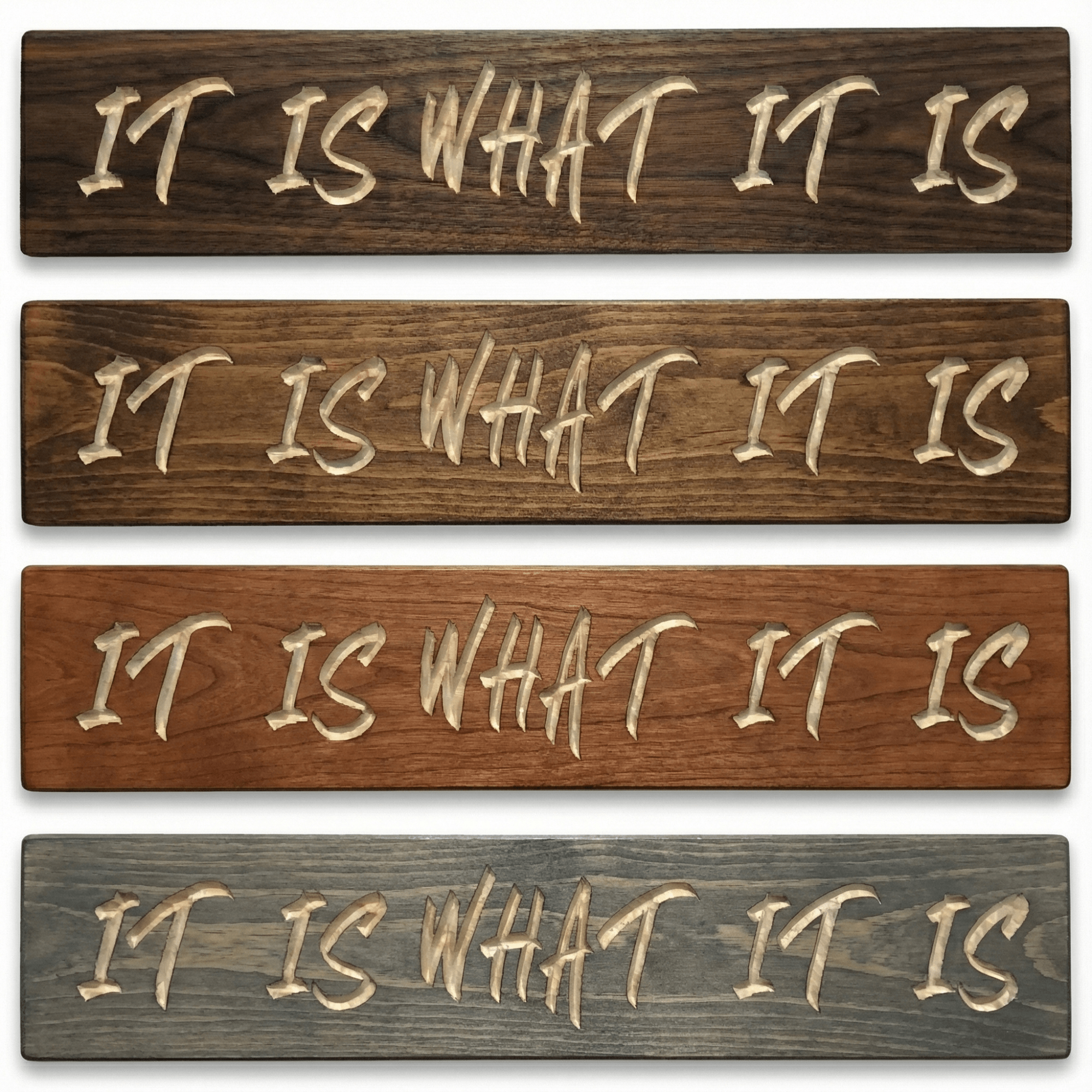rustic-home-bar-sign-it-is-what-it-is-man-cav - it is what it is wooden sign wood s by Bluegrass Gifts