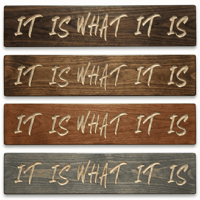 rustic-home-bar-sign-it-is-what-it-is-man-cav - it is what it is wooden sign wood s by Bluegrass Gifts