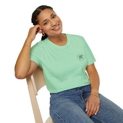 Jesus Shirt for Women — "Southern Girls & Jesus" Floral Tee in Mint Green