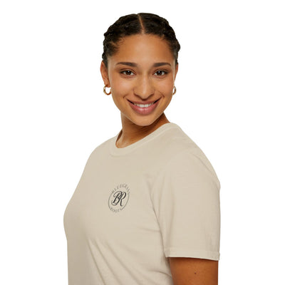 Jesus Shirt for Women — "Southern Girls & Jesus" Floral Tee in Sand