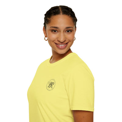 Jesus Shirt for Women — "Southern Girls & Jesus" Floral Tee in Cornsilk