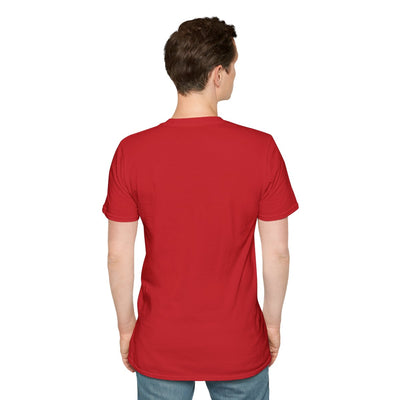 Jesus Tee — "Saved by Grace" Graffiti Christian Streetwear Shirt in Red