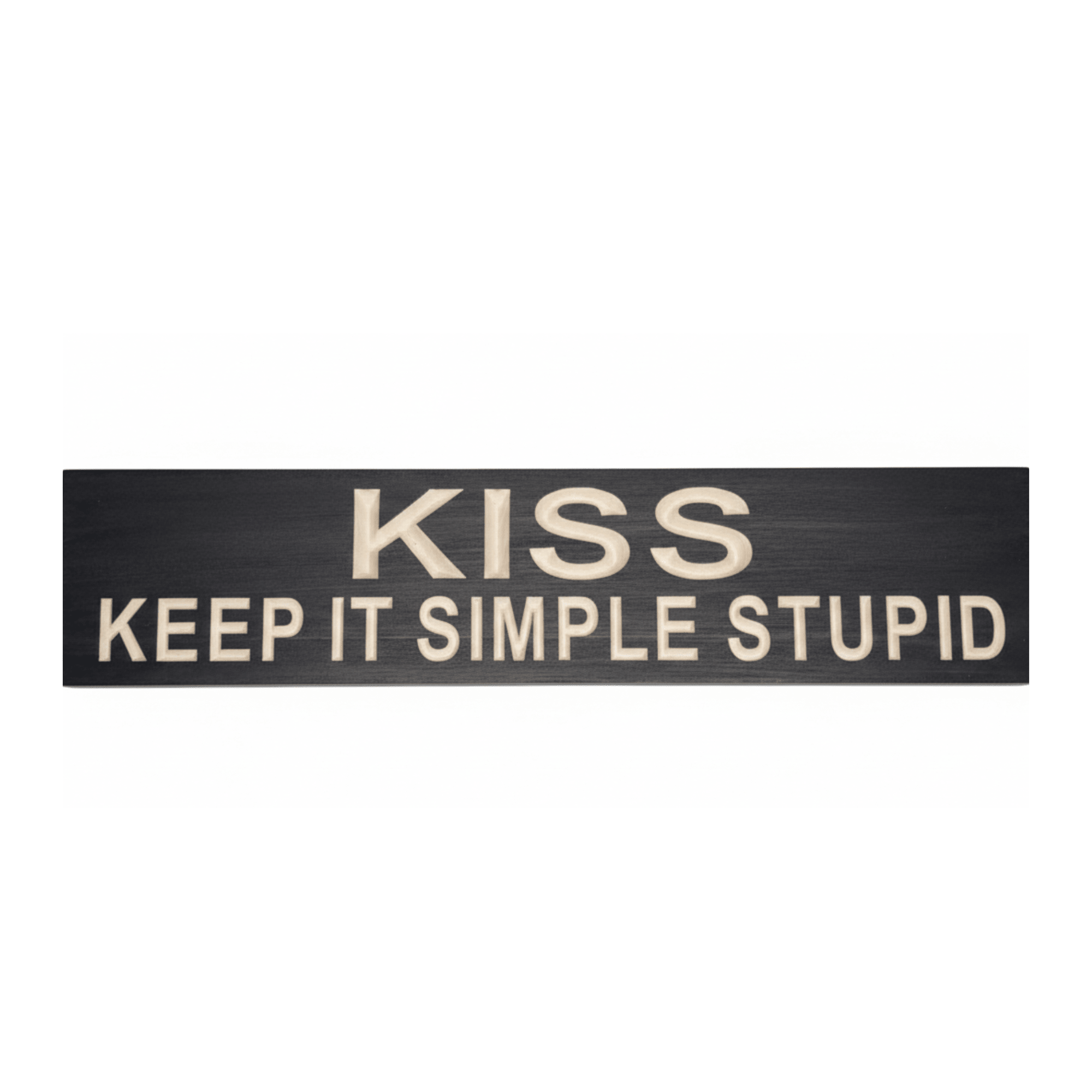 available-wood-stain-colors-kiss-keep-it-simp - kiss keep it simple stupid wood sig by Bluegrass Gifts