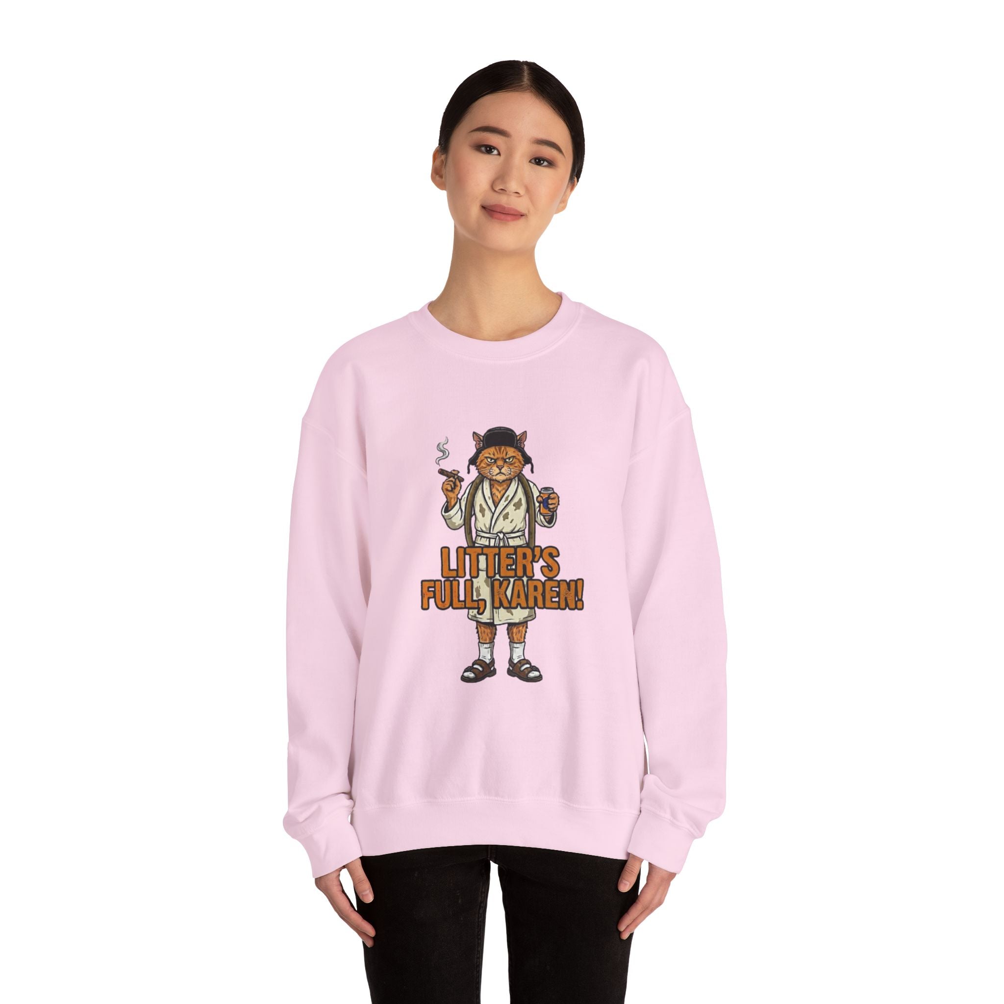 Litters Full Karen Sweatshirt - unisex crewneck sweatshirt front design by Bluegrass Gifts