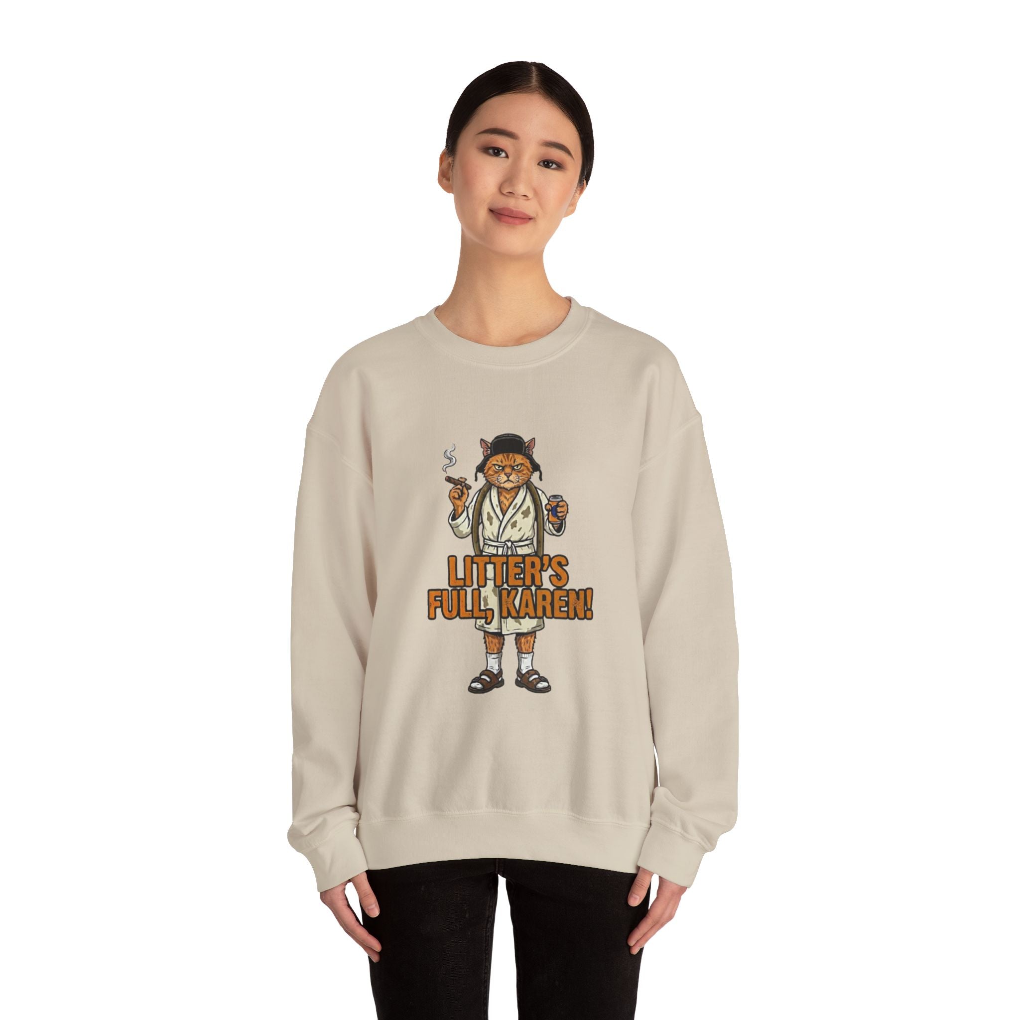 Litters Full Karen Sweatshirt - crewneck sweatshirt color option by Bluegrass Gifts