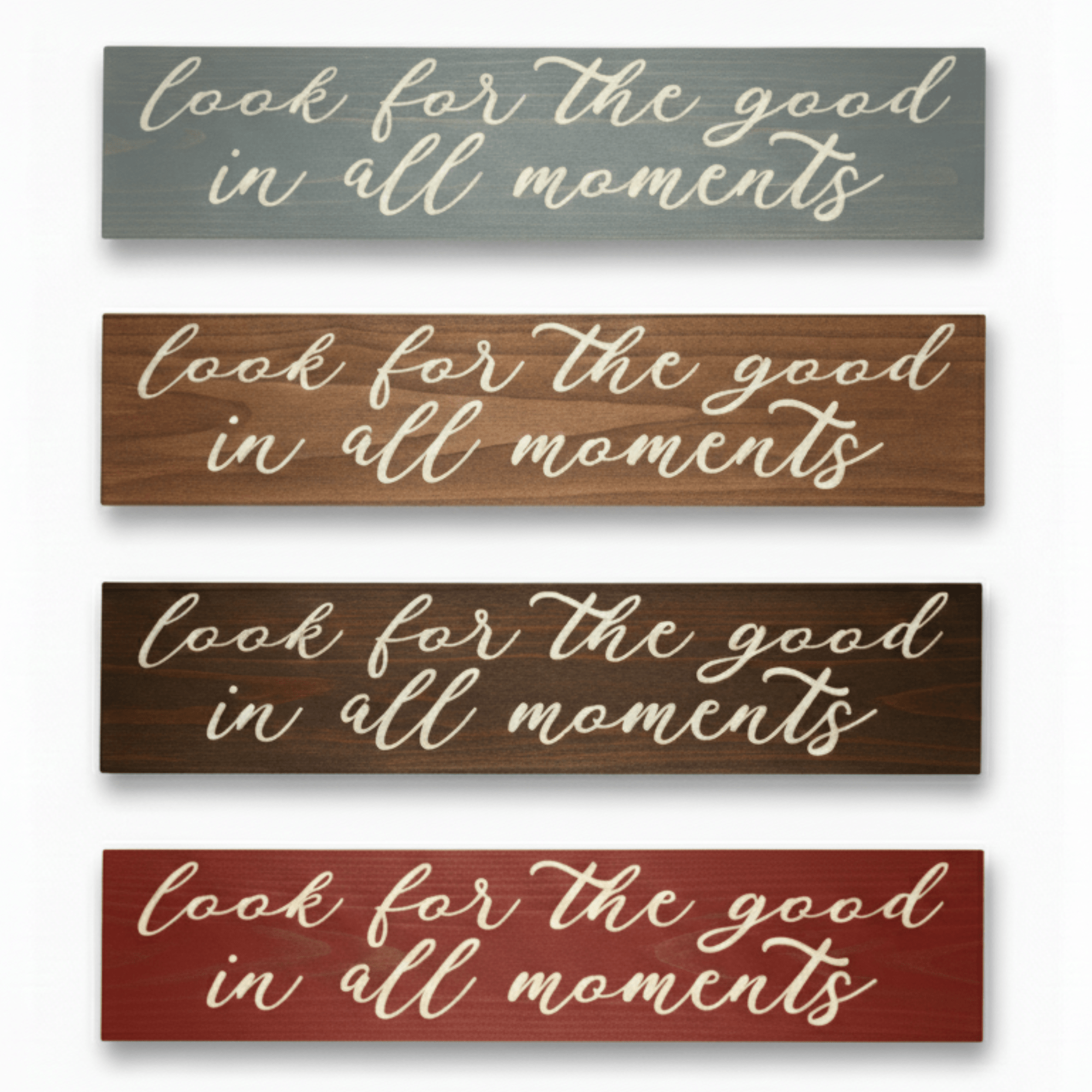 packaging-process-handmade-bluegrass-gifts-wo - look for the good in all moments wo by Bluegrass Gifts
