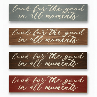 packaging-process-handmade-bluegrass-gifts-wo - look for the good in all moments wo by Bluegrass Gifts