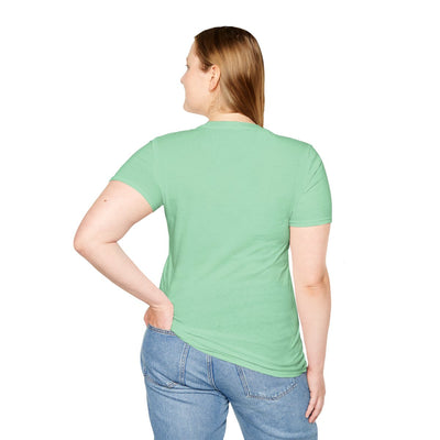 Make Heaven Crowded Shirt — Retro Groovy Christian Tee in Mint Green