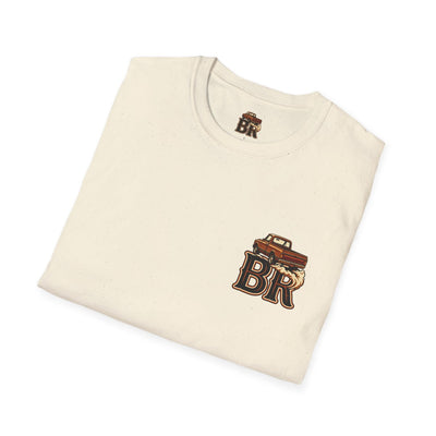 Mens Country Shirt — "Gone Country. Won't Be Right Back." in Natural
