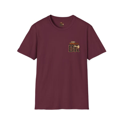Mens Country Shirt — "Gone Country. Won't Be Right Back." in Maroon