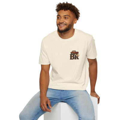 Mens Country Shirt — "Gone Country. Won't Be Right Back." in Natural