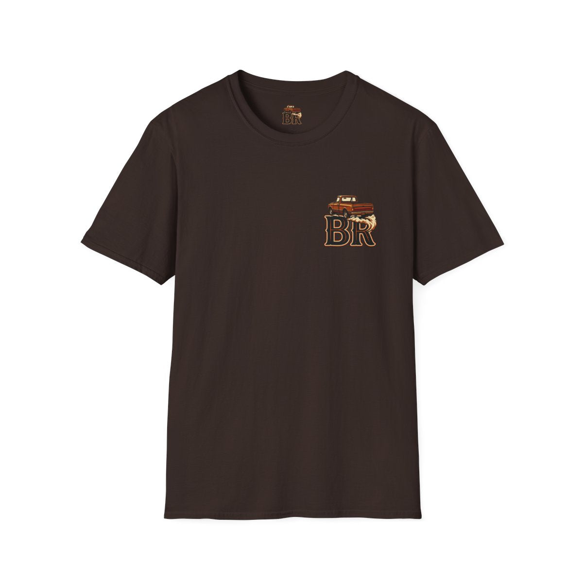 Mens Country Shirt — "Gone Country. Won't Be Right Back." in Dark Chocolate