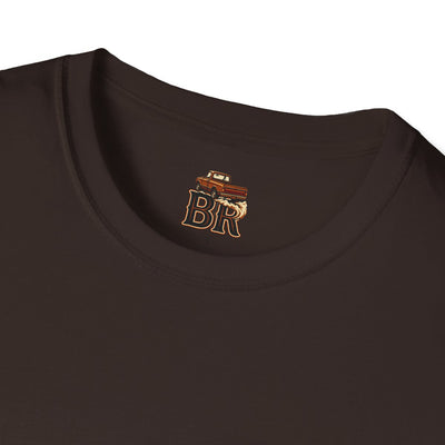 Mens Country Shirt — "Gone Country. Won't Be Right Back." in Dark Chocolate