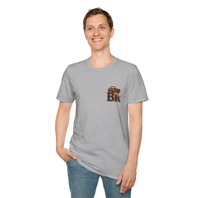 Mens Country Shirt — "Gone Country. Won't Be Right Back." in Sport Grey
