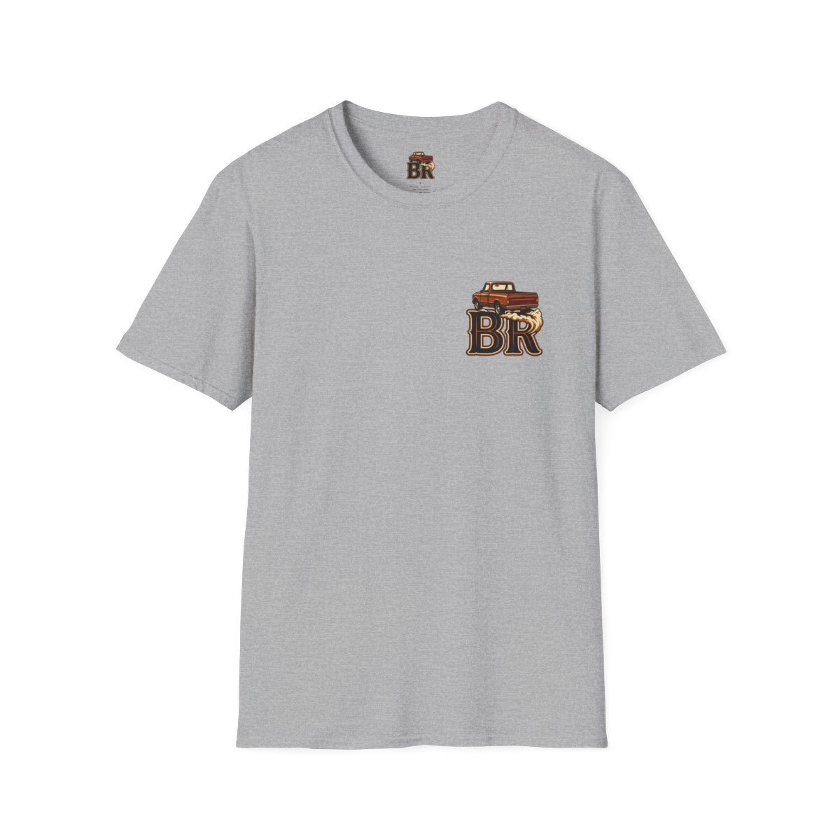 Mens Country Shirt — "Gone Country. Won't Be Right Back." in Sport Grey