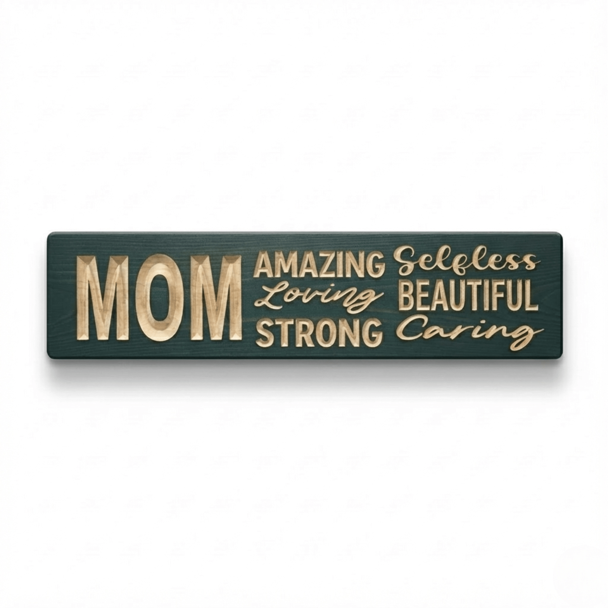 bluegrass-gifts-mom-amazing-loving-strong-car - mom amazing loving strong wood sign by Bluegrass Gifts