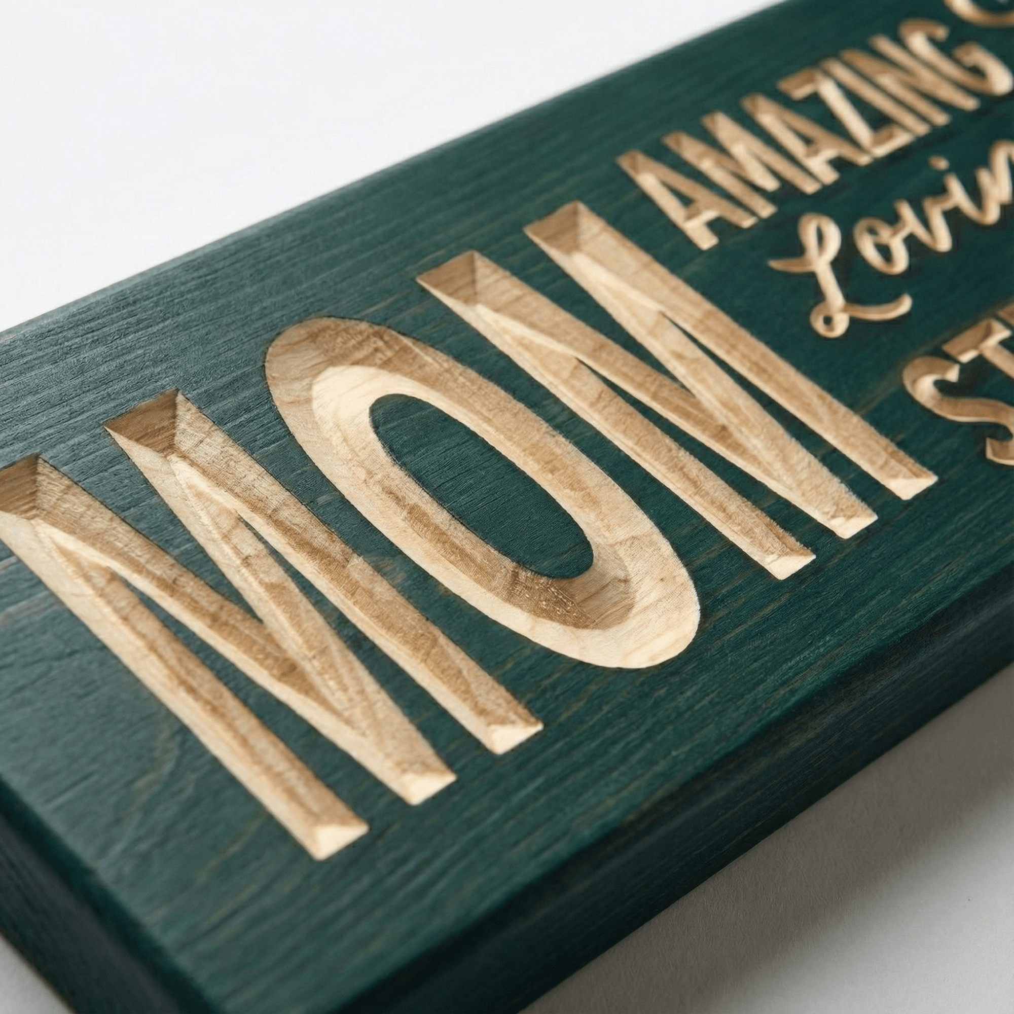bluegrass-gifts-wood-stain-color-chart-2025 - mom amazing loving strong wood sign by Bluegrass Gifts, handmade in Kentucky