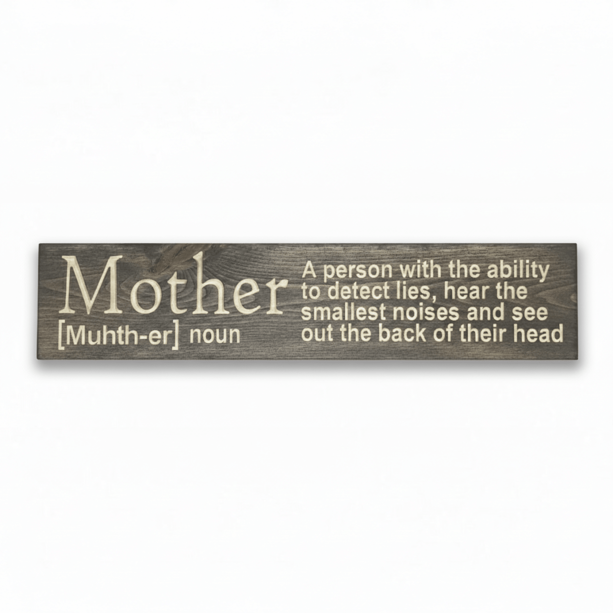 carved-wood-mother-superpowers-vs-cheap-vinyl - mother definition wood sign wood si by Bluegrass Gifts