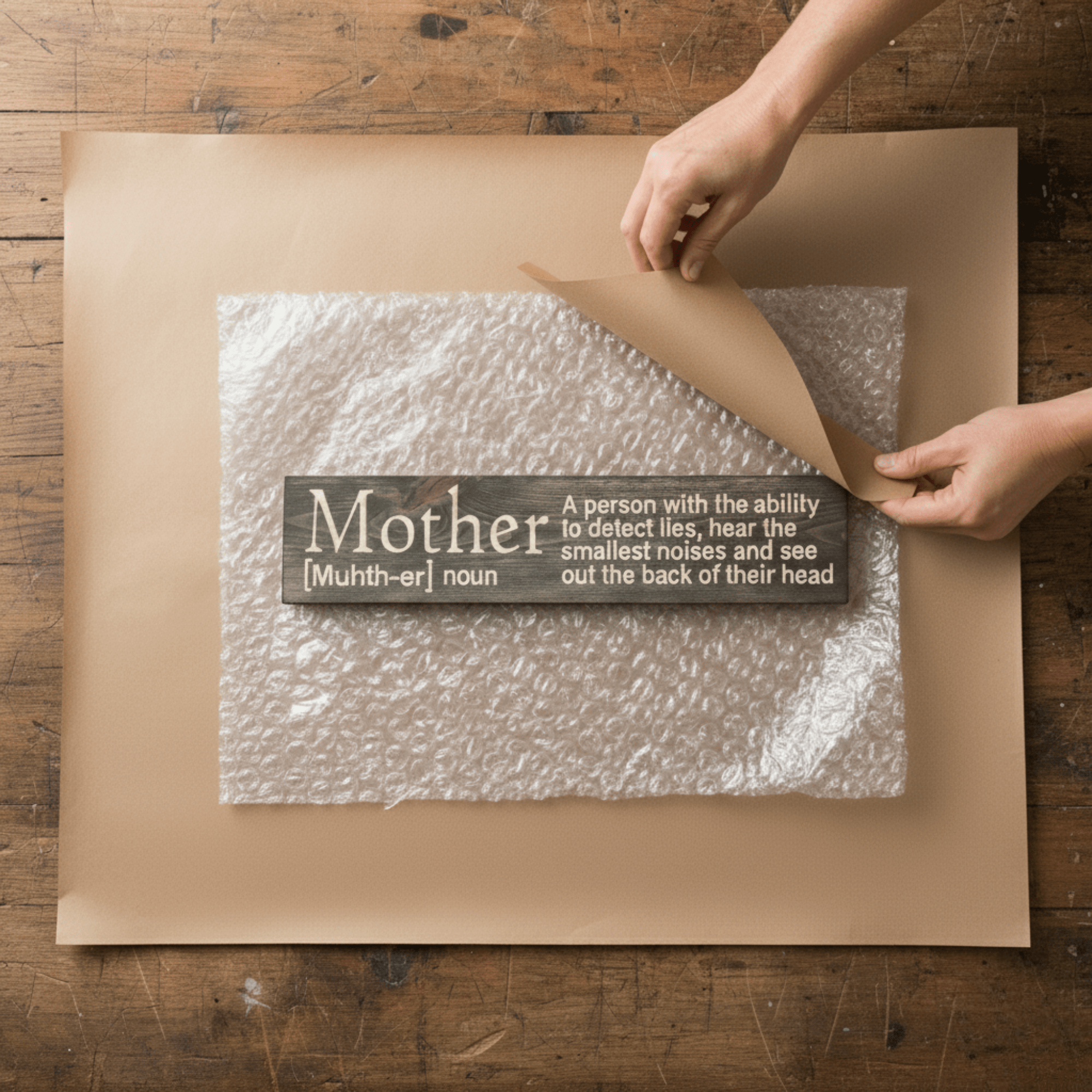 mother-definition-sign-custom-stain-colors-hu - mother definition wood sign wood si by Bluegrass Gifts