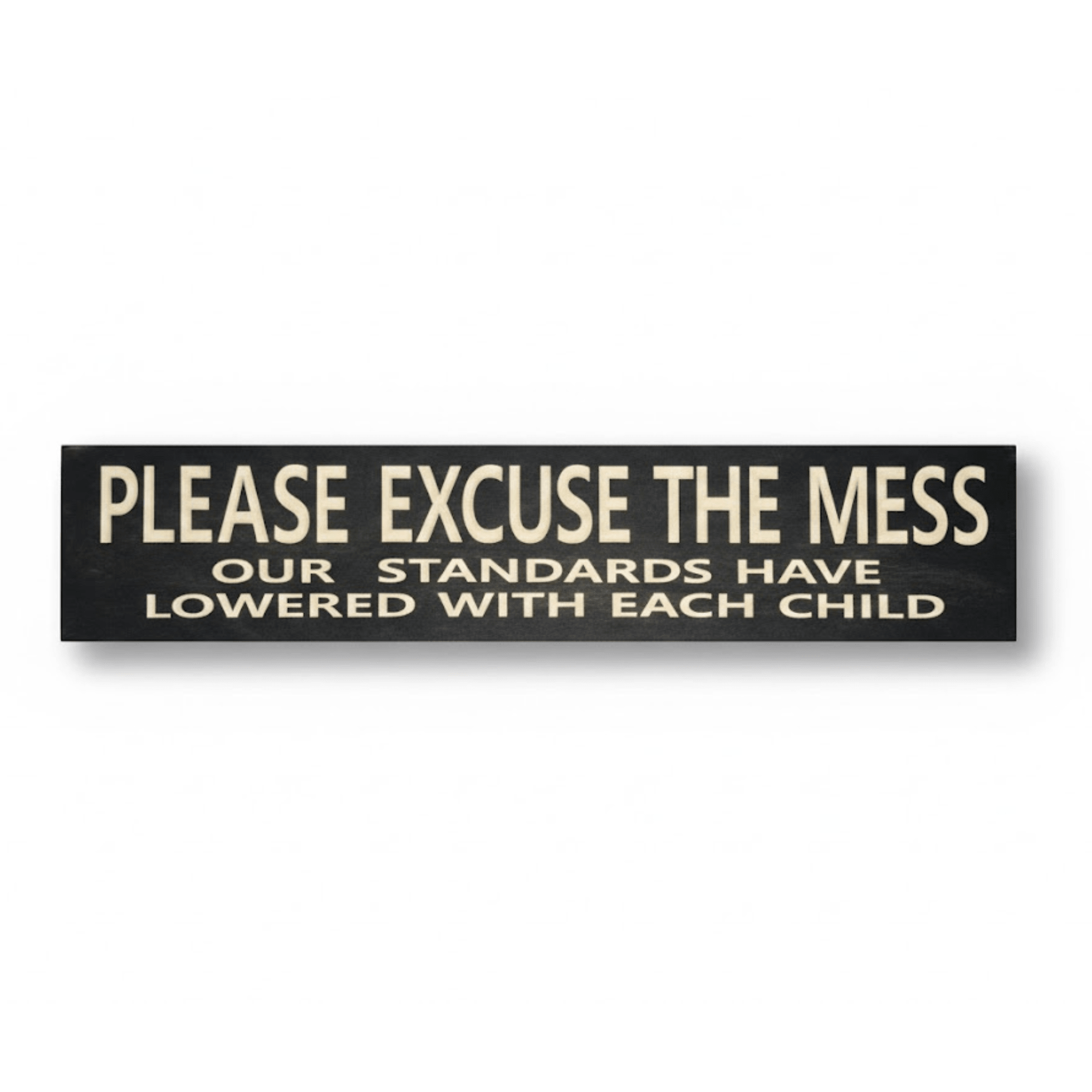 available-wood-stain-finish-colors-options-bl - please excuse the mess wood sign by Bluegrass Gifts