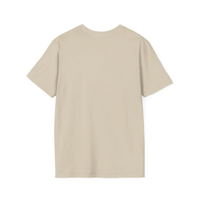 Prayer Shirt — "Powered by Prayer" Varsity Patch Tee in Sand