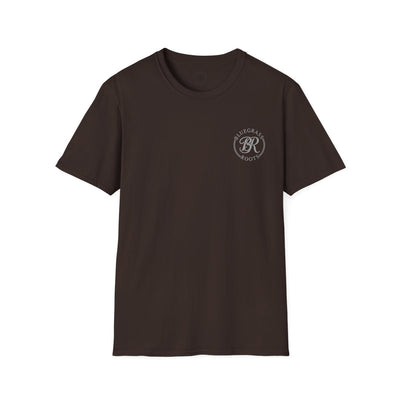 Punchy Shirt — "I Herd That!" Glam Goat Western Boho Tee in Dark Chocolate