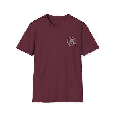 Punchy Shirt — "I Herd That!" Glam Goat Western Boho Tee in Maroon