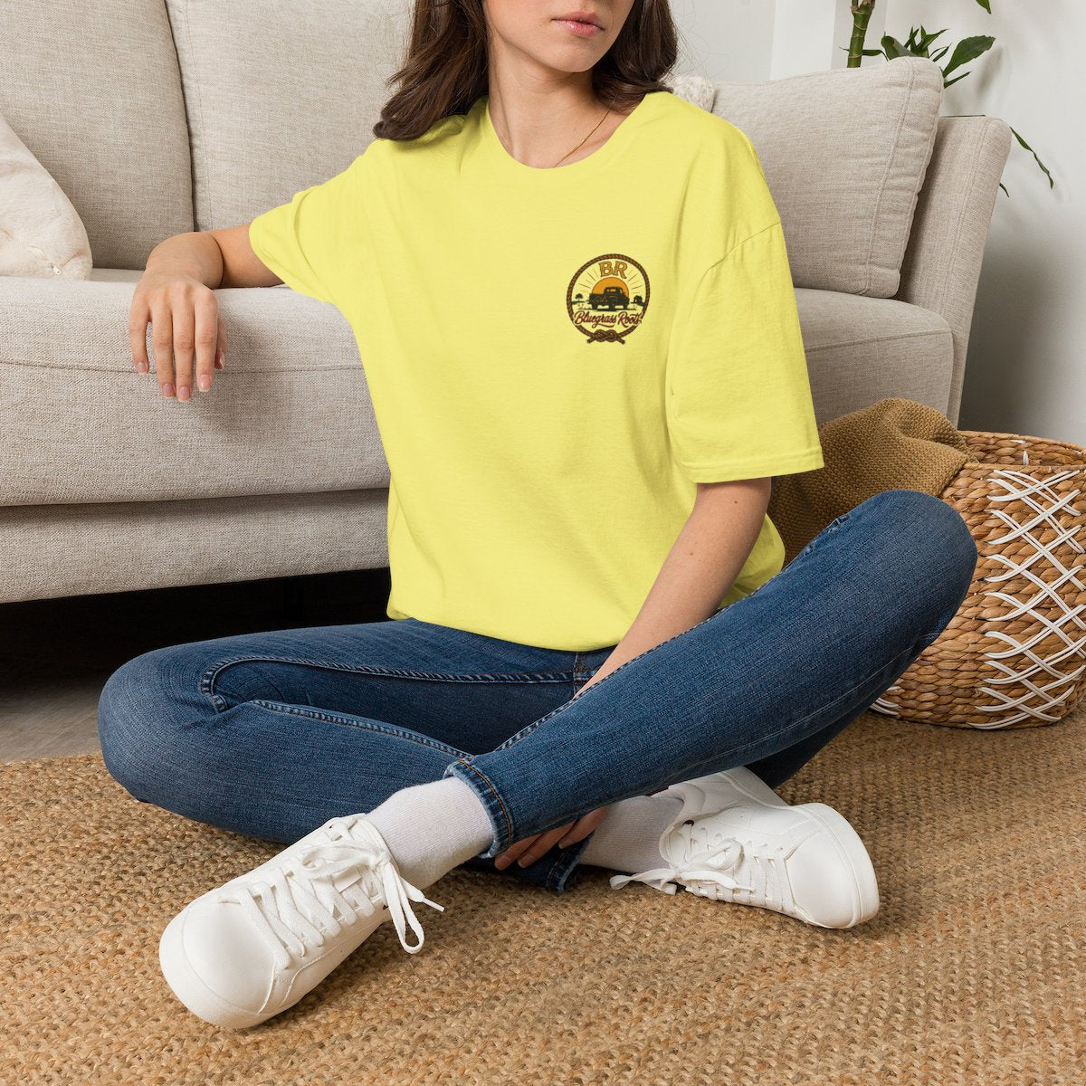 Raised Right Shirt — "Raised Right, Ran Wild, Came Home" Tee in Cornsilk