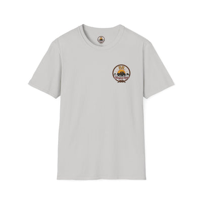 Raised Right Shirt — "Raised Right, Ran Wild, Came Home" Tee in Ice Grey