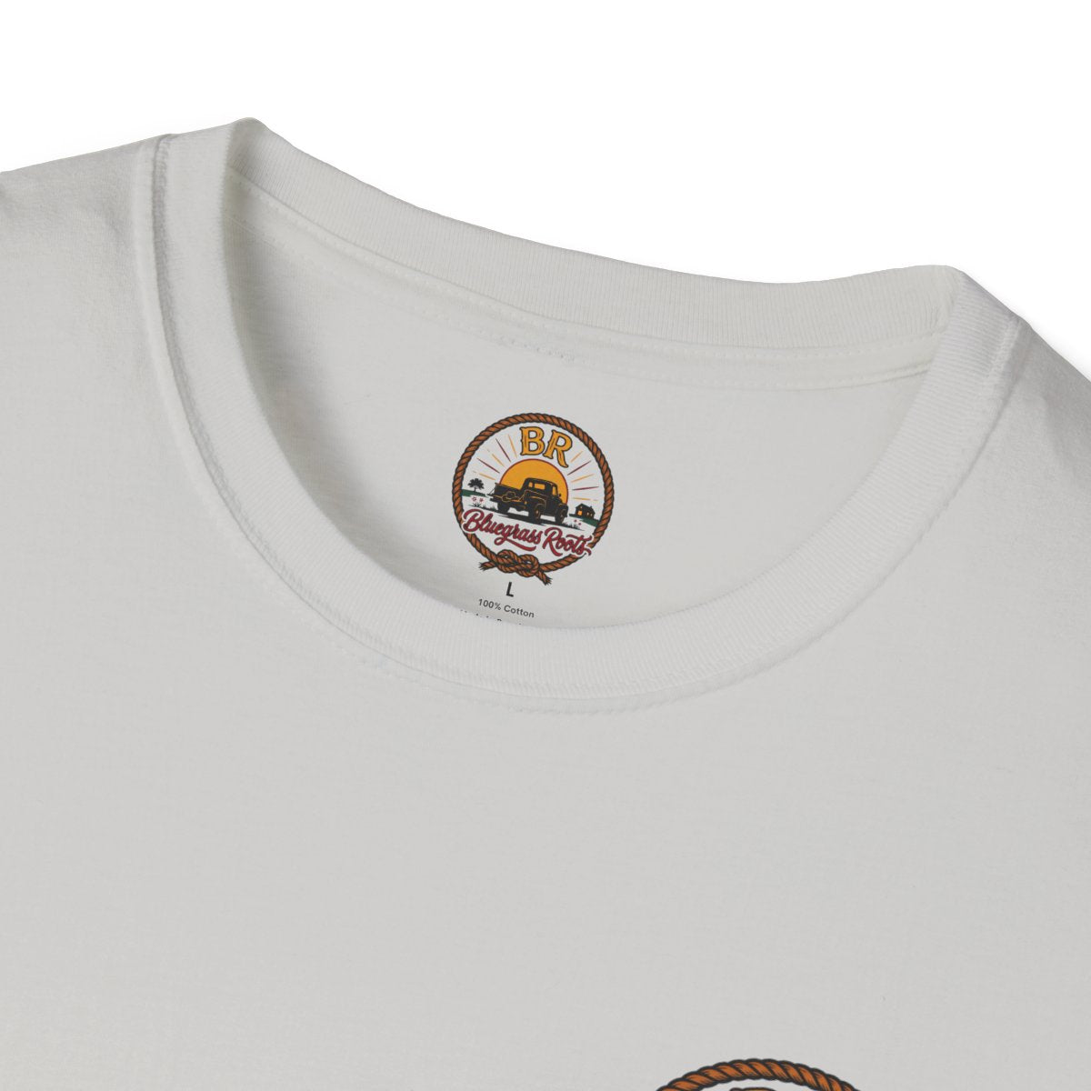 Raised Right Shirt — "Raised Right, Ran Wild, Came Home" Tee in Ice Grey