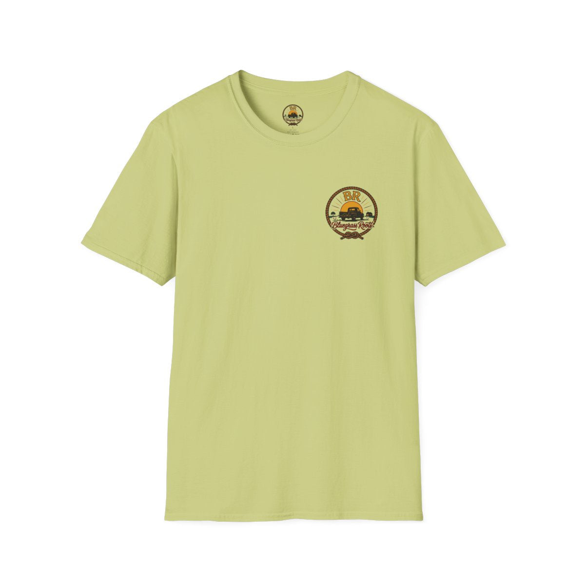 Raised Right Shirt — "Raised Right, Ran Wild, Came Home" Tee in Pistachio