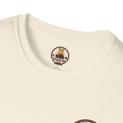 Raised Right Shirt — "Raised Right, Ran Wild, Came Home" Tee in Natural