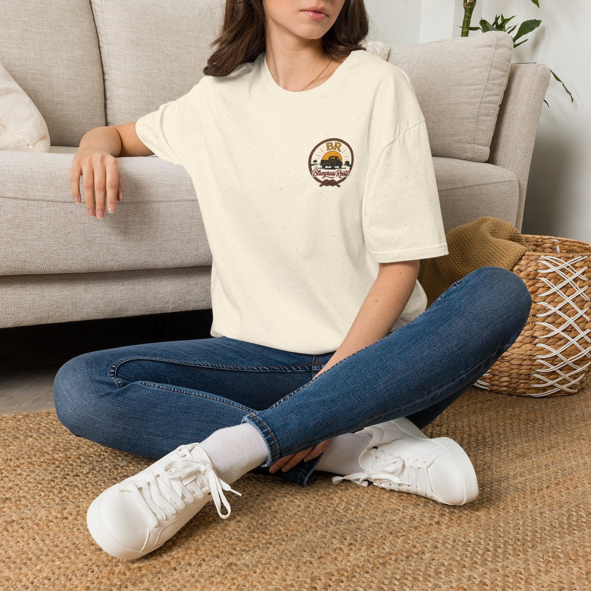 Raised Right Shirt — "Raised Right, Ran Wild, Came Home" Tee in Natural