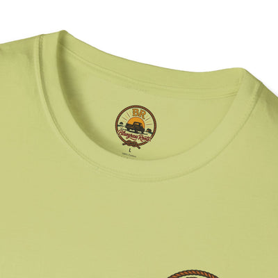 Raised Right Shirt — "Raised Right, Ran Wild, Came Home" Tee in Pistachio