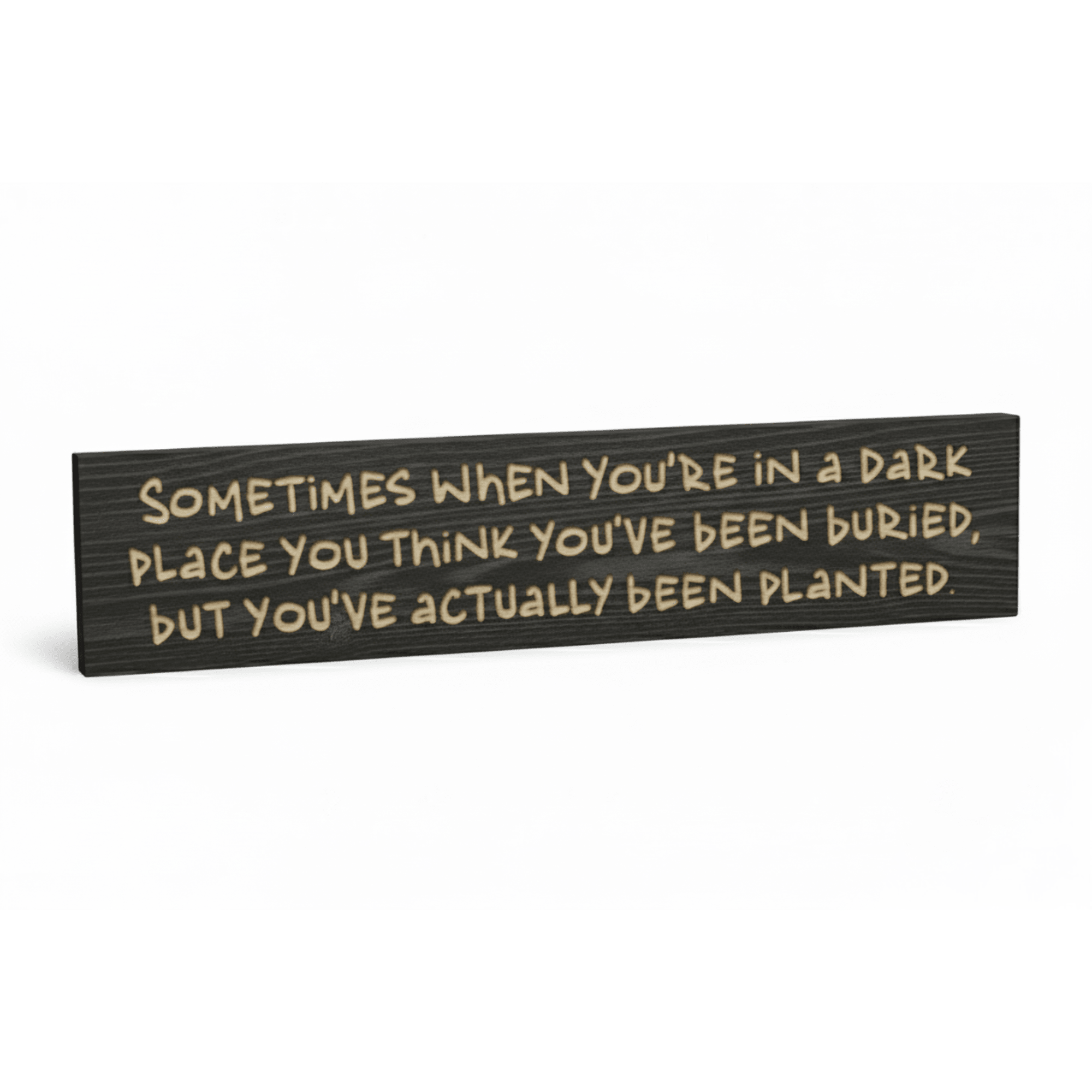 cnc-carved-solid-wood-sign-3d-depth - resilience sign wood sign by Bluegrass Gifts, handmade in Kentucky