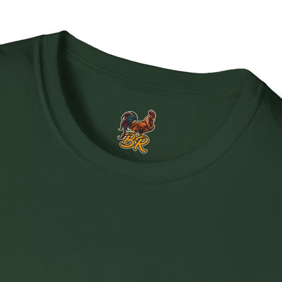 Rooster Shirt — "Cluck Around and Find Out" Graphic Tee in Forest Green