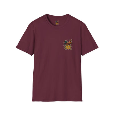 Rooster Shirt — "Cluck Around and Find Out" Graphic Tee in Maroon