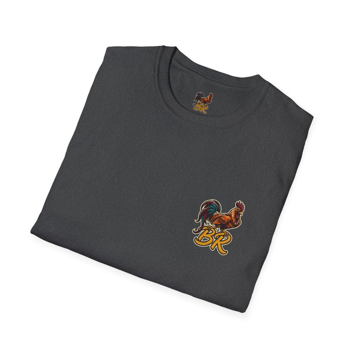 Rooster Shirt — "Cluck Around and Find Out" Graphic Tee in Dark Heather