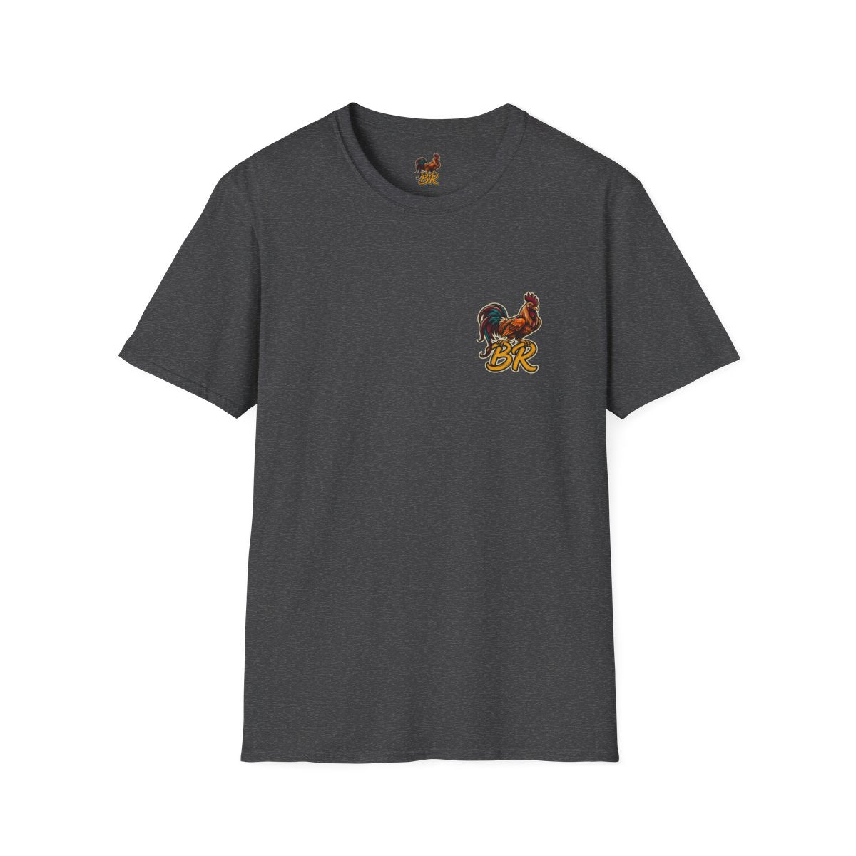 Rooster Shirt — "Cluck Around and Find Out" Graphic Tee in Dark Heather