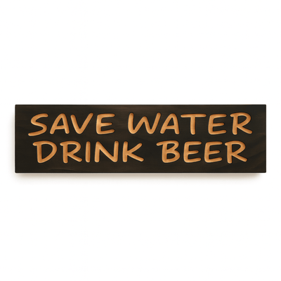 bluegrass-gifts-wooden-sign-available-colors- - save water drink beer wooden sign w by Bluegrass Gifts