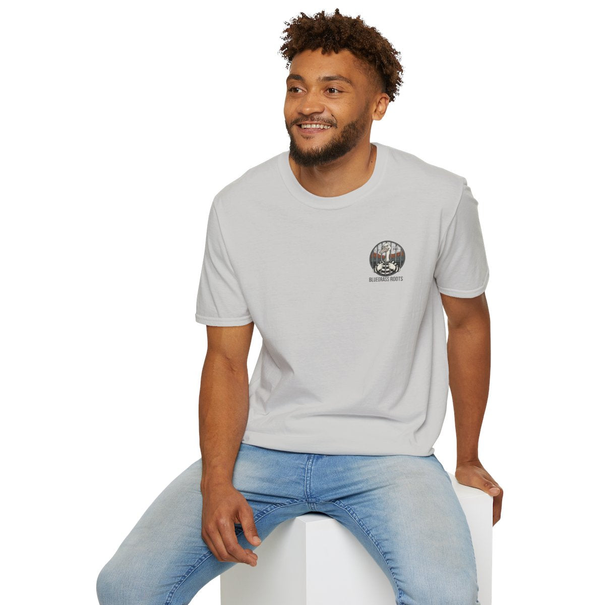 Silly Goose Shirt — "Got Too Dang Silly" Graphic Tee in Ice Grey