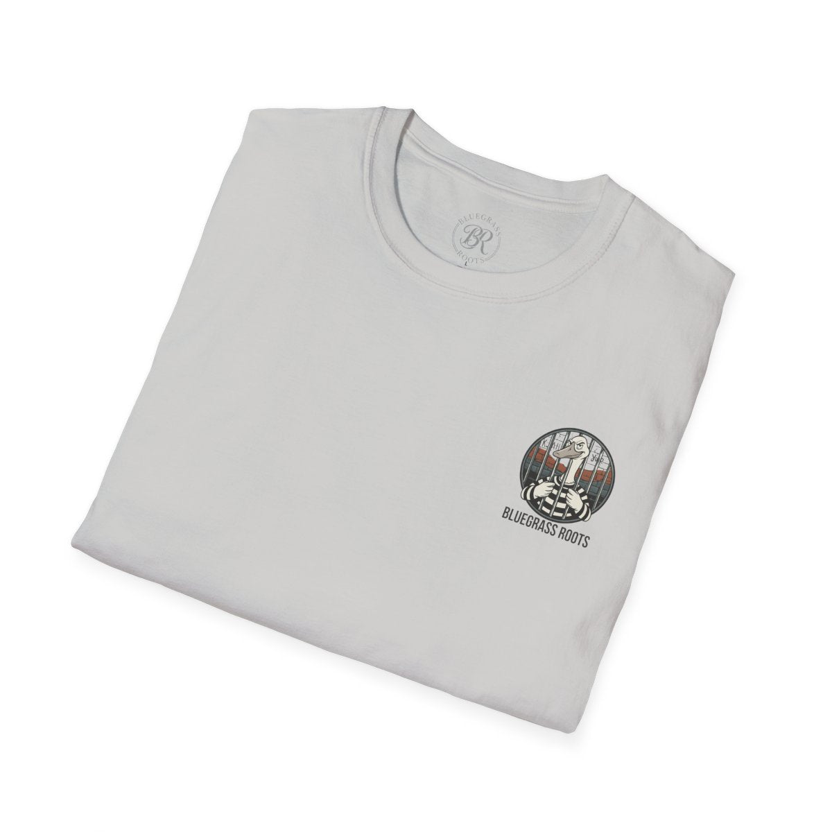 Silly Goose Shirt — "Got Too Dang Silly" Graphic Tee in Ice Grey