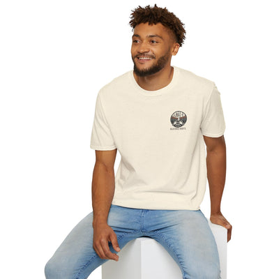 Silly Goose Shirt — "Got Too Dang Silly" Graphic Tee in Natural
